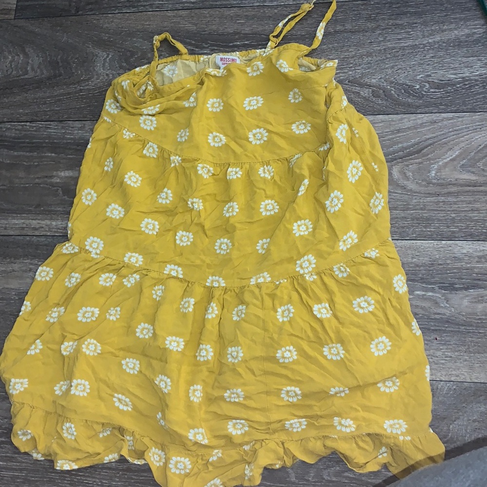 Yellow floral dress
